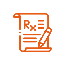 icon for Prescriptions, Specialist Referral and Sick Notes